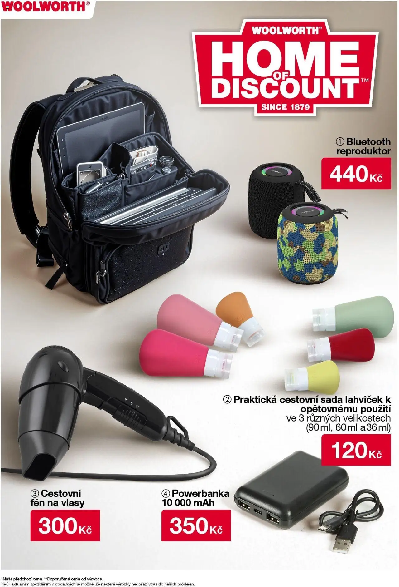 Woolworth leták od 04.08.2025 - akční nabídka | Strana: 13 | Produkty: Powerbanka, Fén na vlasy, Reproduktor, Bluetooth reproduktor