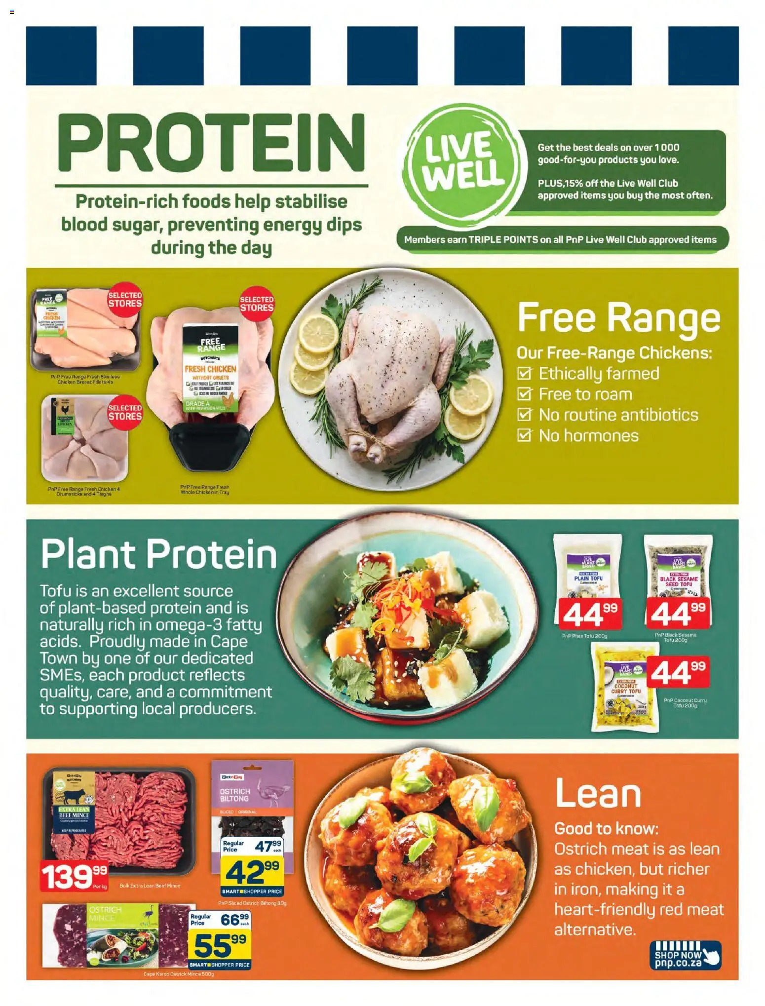 New Pick n Pay catalogue – valid from 13.04.2026 | Page: 6 | Products: Tray, Detergente líquido, Chicken, Beef