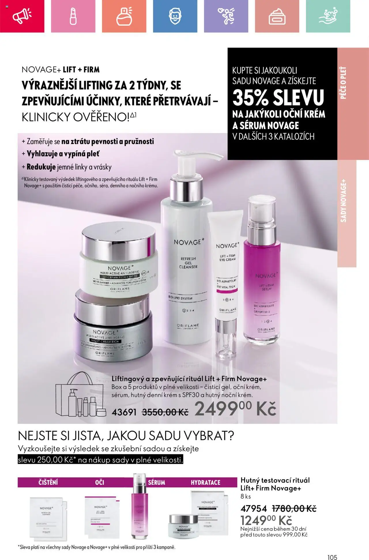 Oriflame katalog č.08/2025 od 25.05.2025 | Strana: 105 | Produkty: Box, Sérum, Krém