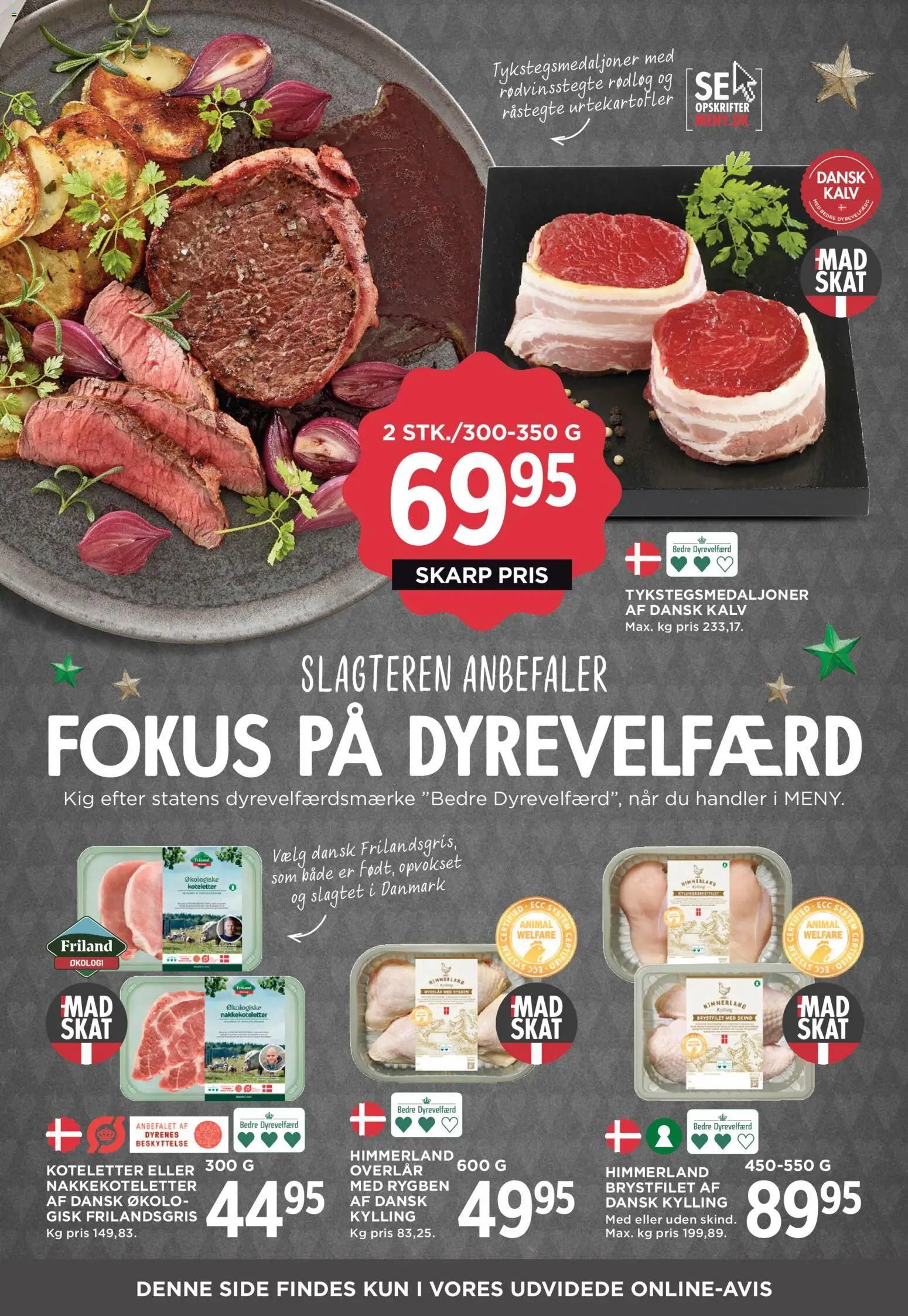 Meny tilbudsavis – gyldig fra 21.11.2025 | Side: 15 | Produkter: Koteletter, Rødløg, Søm