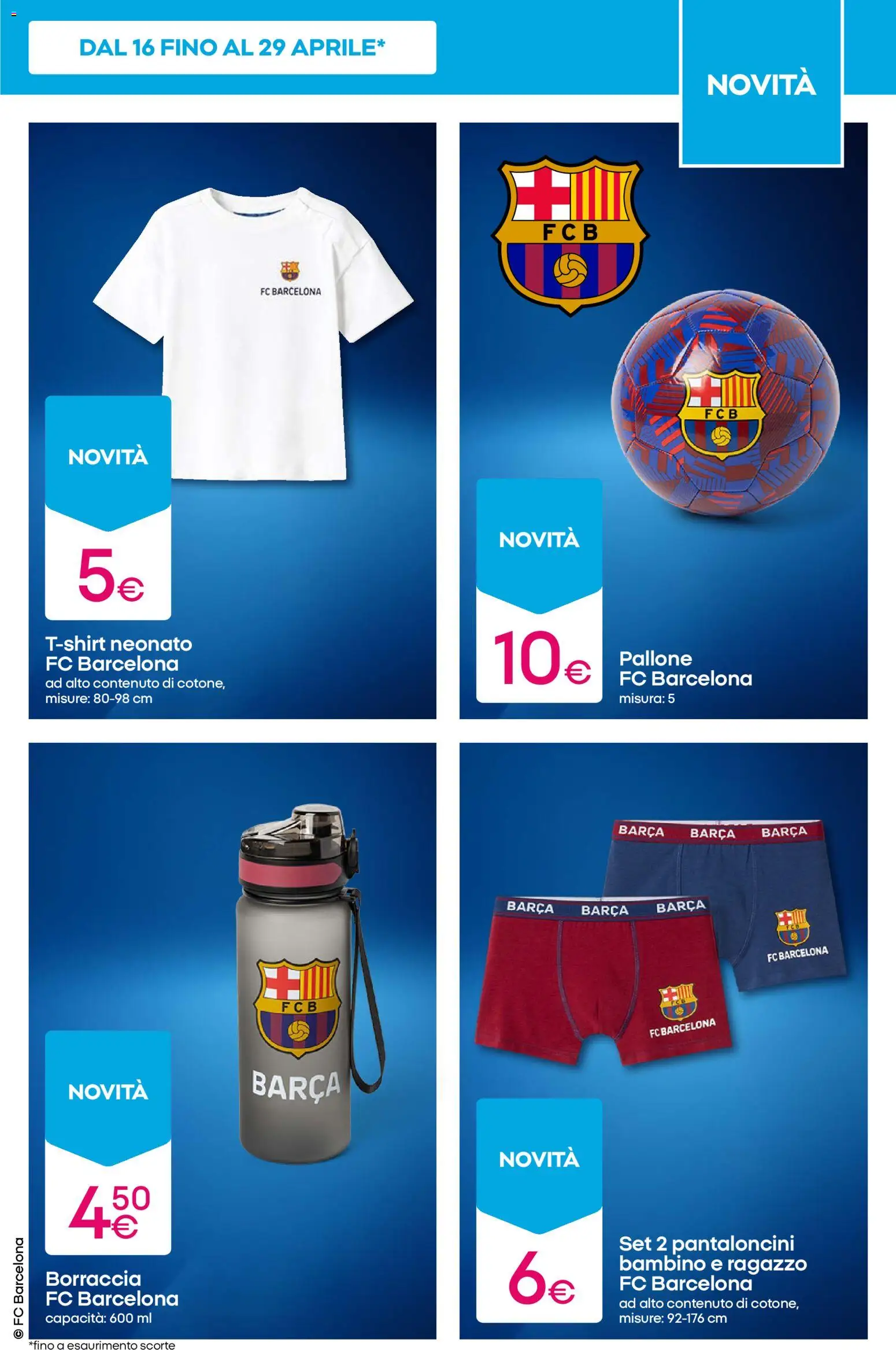 Volantino Pepco del 23.04.2026 | Pagina: 7 | Prodotti: Pantaloncini, Pallone, Borraccia