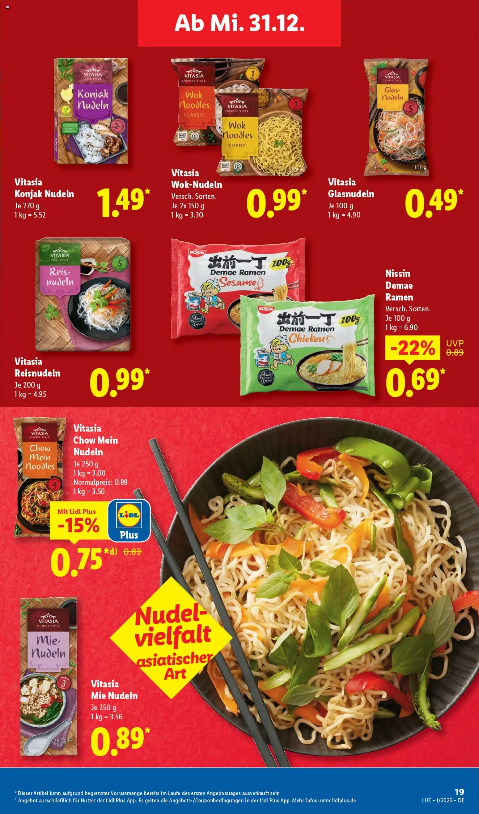 Lidl Prospekt Aarbergen – gültig ab 29.12.2025 | Seite: 31 | Produkte: Reis, Nudeln