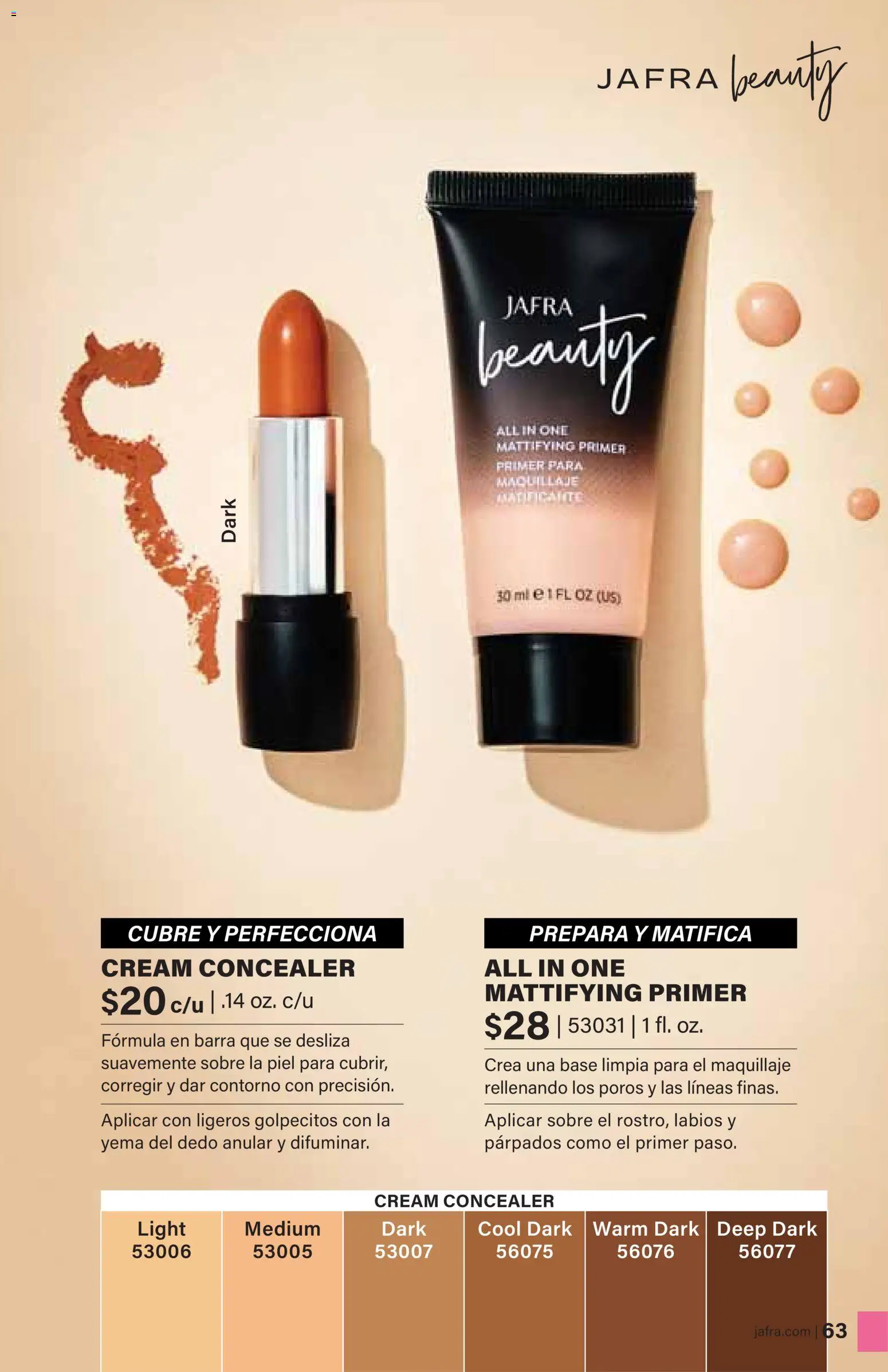 JAFRA - Catálogo de productos Primavera/Verano 2026 │ válido desde el 01.02.2026 | Página: 63 | Productos: Maquillaje