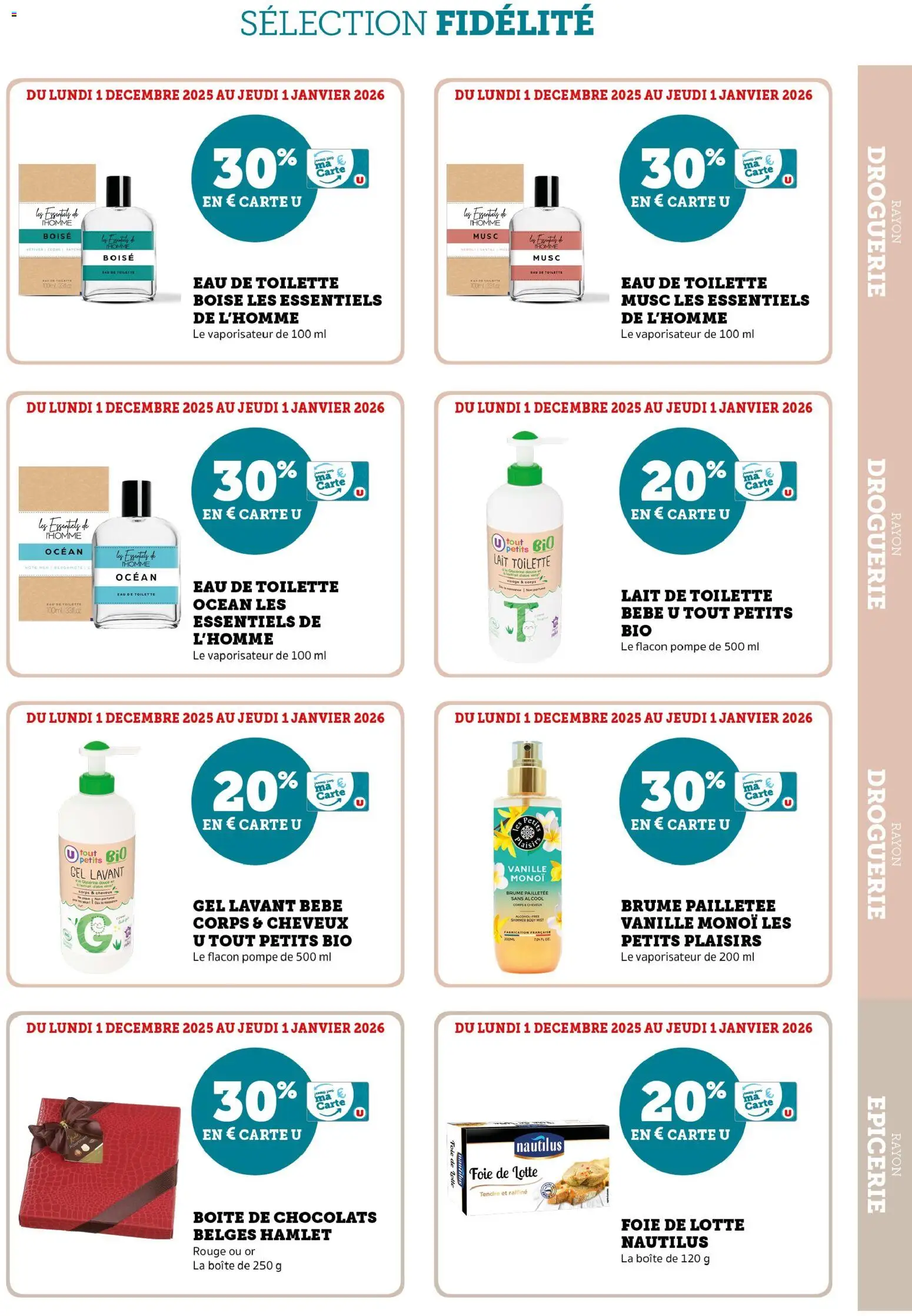 {H1} | Page: 15 | Produits: Alcool, Eau de toilette, Vaporisateur, Lait