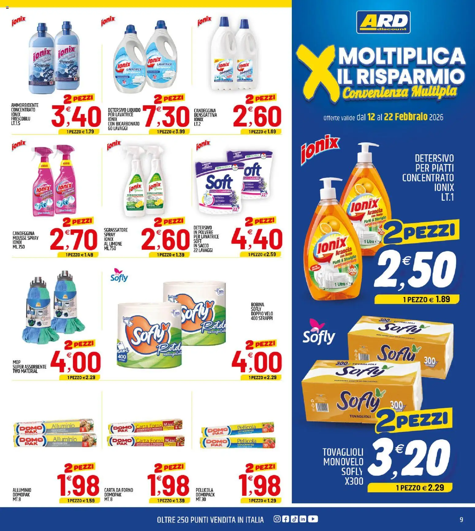 Volantino ARD Discount del 12.02.2026 | Pagina: 9 | Prodotti: Limone, Arancia, Alluminio, Lavanda