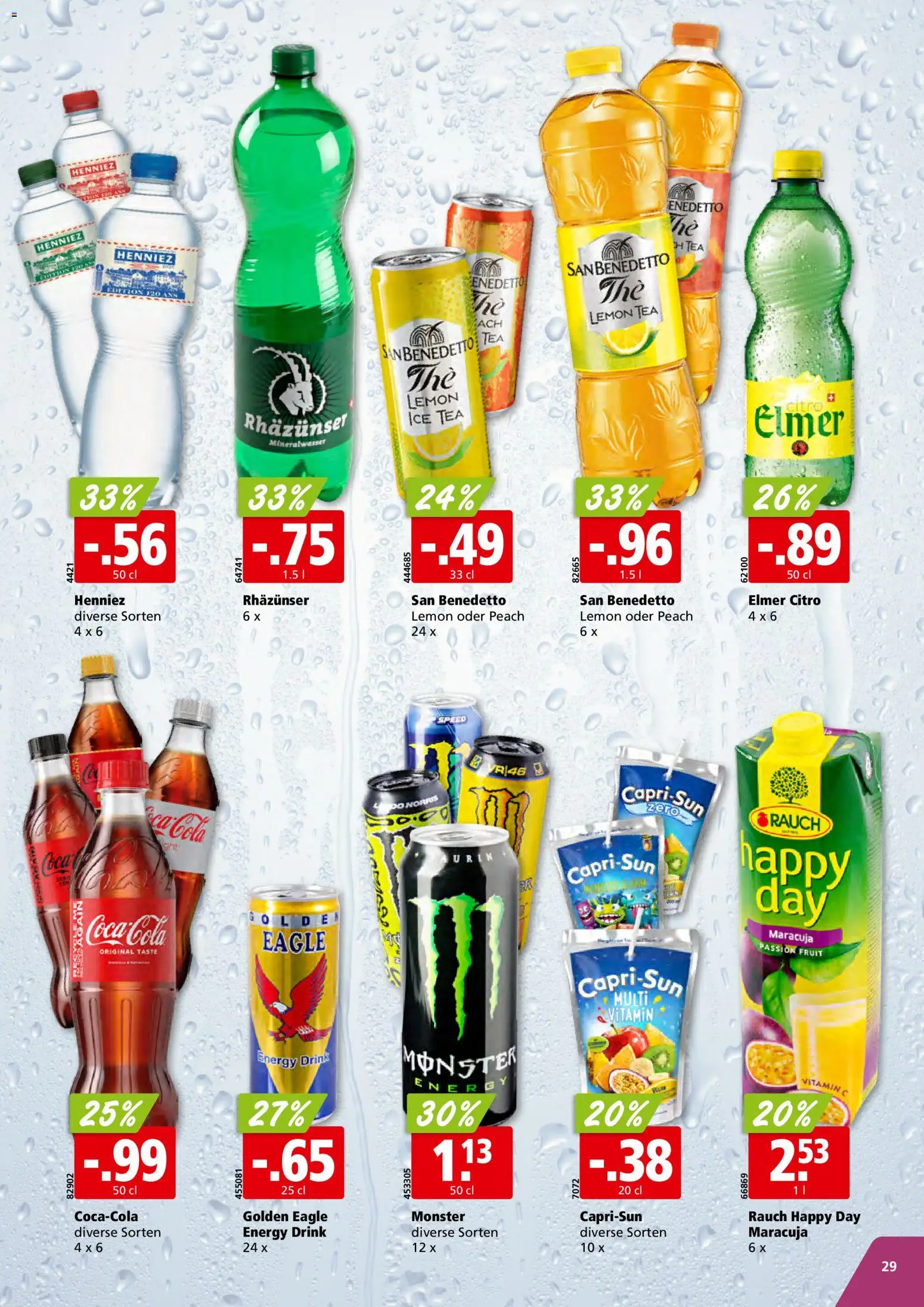 Aligro Aktionen Schlieren, Gossau SG, Frauenfeld, Rapperswil-Jona, Sargans, Bern, Brüttisellen, Pratteln, Emmen, Spreitenbach – gültig ab 17.11.2025 | Seite: 29 | Produkte: Mineralwasser