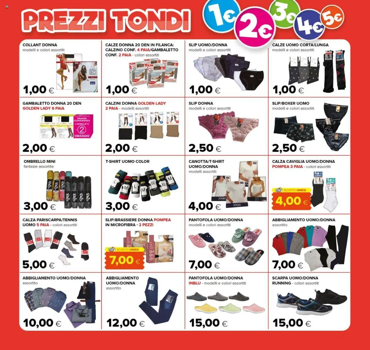 Volantino Oasi del 13.09.2025 | Pagina: 31 | Prodotti: Calzini, Slip, Ombrello, Collant