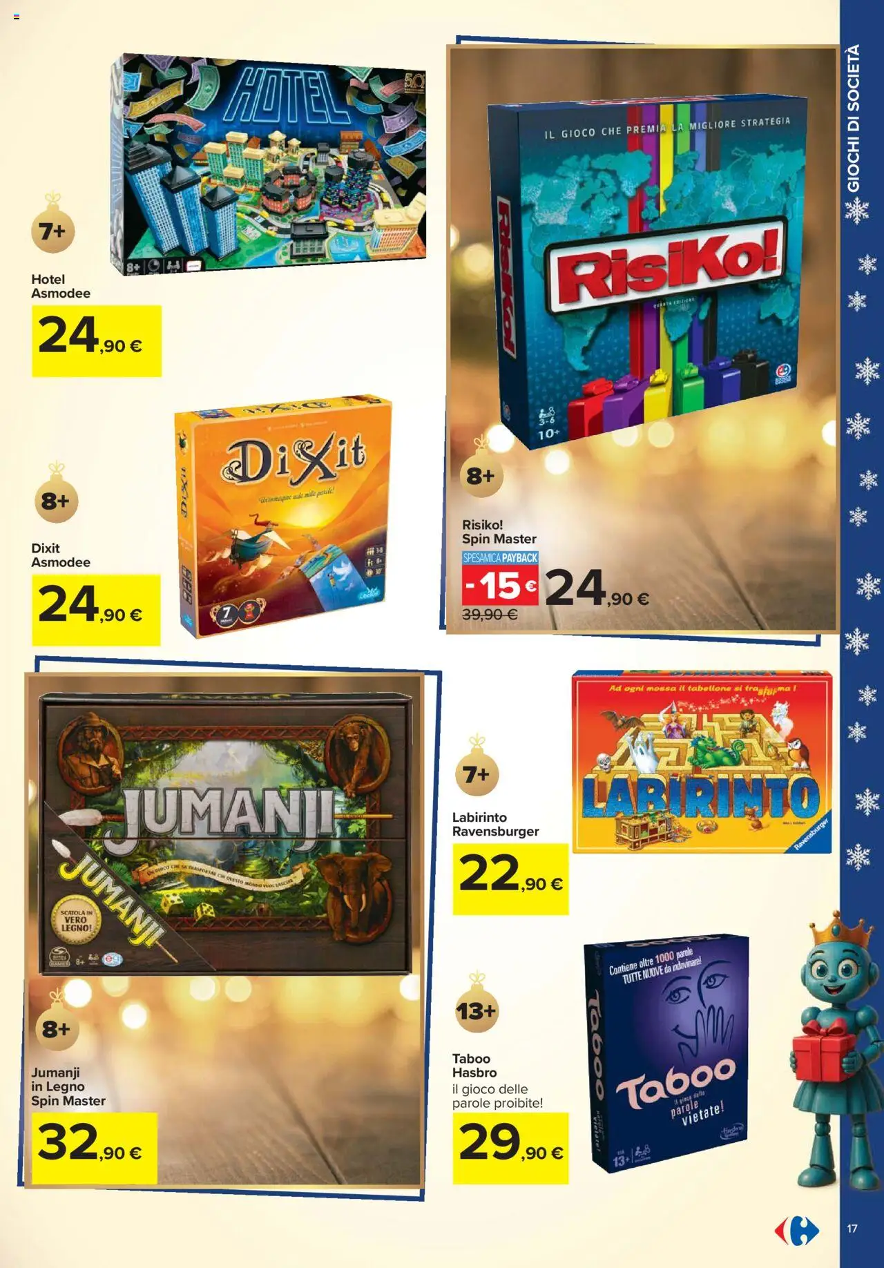 Volantino Carrefour del 24.10.2025 | Pagina: 17 | Prodotti: Gioco, Scatola