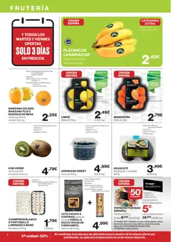 Vista previa Supercor folleto válido desde el 25.03.2026 | Página: 2 | Productos: Kiwi, Manzana, Bolsa, Mesa