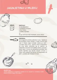 SuperVERO katalog Ukusni recepti za jagnjetinu - pregled SuperVERO kataloga - važi od 09.04.2026 | Strana: 3 | Proizvode: Salata, Mleko