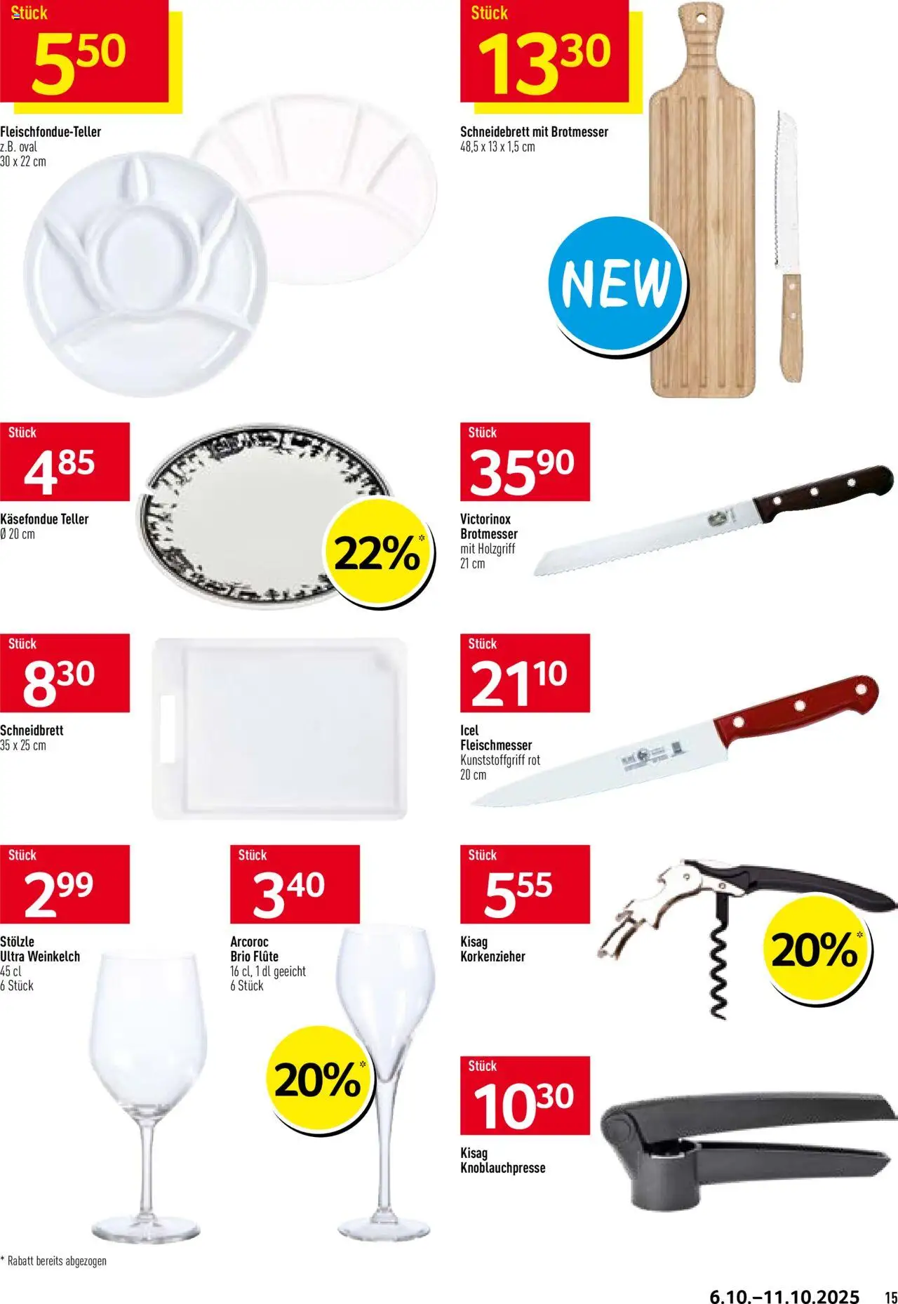 Prodega Aktionen Fondue/Raclette – gültig ab 06.10.2025 | Seite: 15