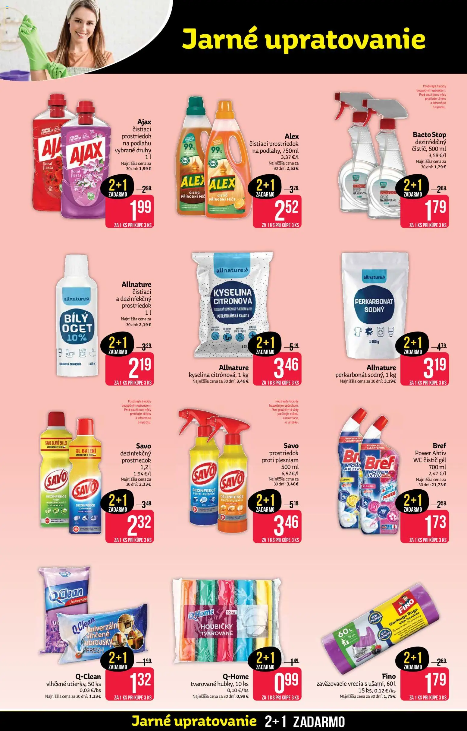 Nové Teta drogerie akcie – leták je platný od 13.04.2026 | Strana: 14 | Produkty: Wc, Savo, Čistiaci prostriedok, Pec