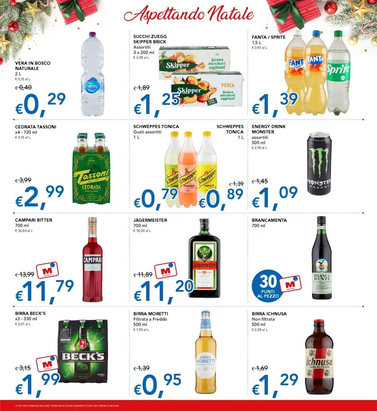 Volantino Migross del 04.12.2025 | Pagina: 12 | Prodotti: Pompelmo, Birra Moretti, Fanta, Cedrata