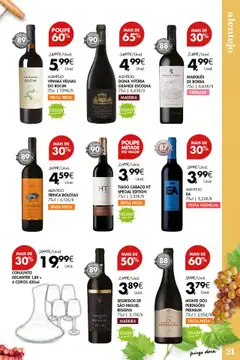 CONJUNTO DECANTER 1,8lt + 4 COPOS 420ml, Decanter set with 1.8lt decanter and 4 glasses of 420ml │ válido de 11.09.2025 | Página: 21 | Produtos: Copos
