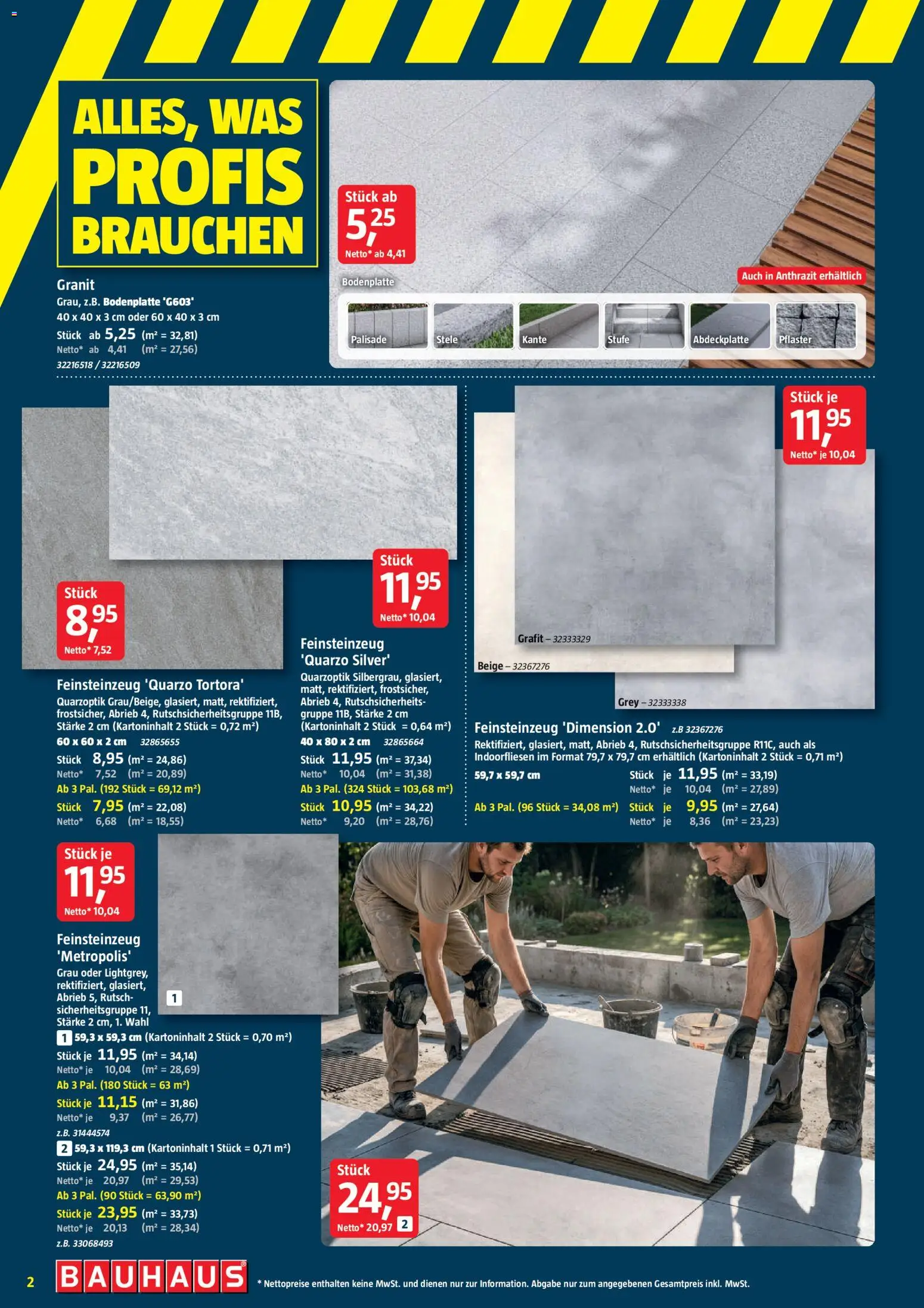 Bauhaus Prospekt 	 – gültig ab 11.04.2026 | Seite: 2