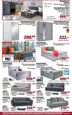 Poco Prospekt 	 ab 29.03.2026 gültig | Seite: 7 | Produkte: Schlafsofa, Schwebetürenschrank, Boxspringbett, Topper