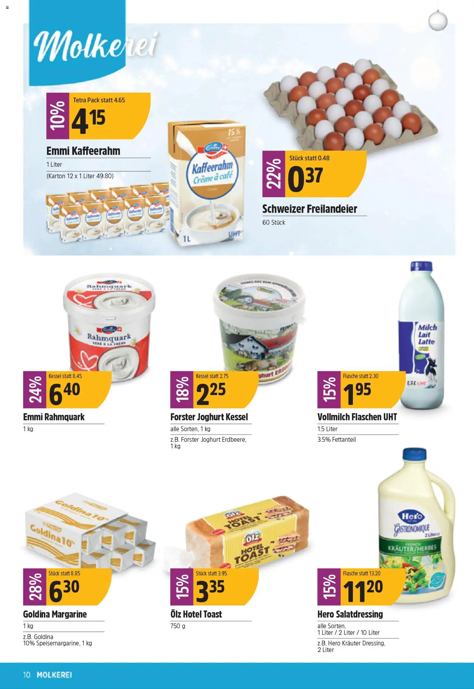 TopCC Aktionen – gültig ab 24.11.2025 | Seite: 10 | Produkte: Milch, Joghurt, Kessel, Creme