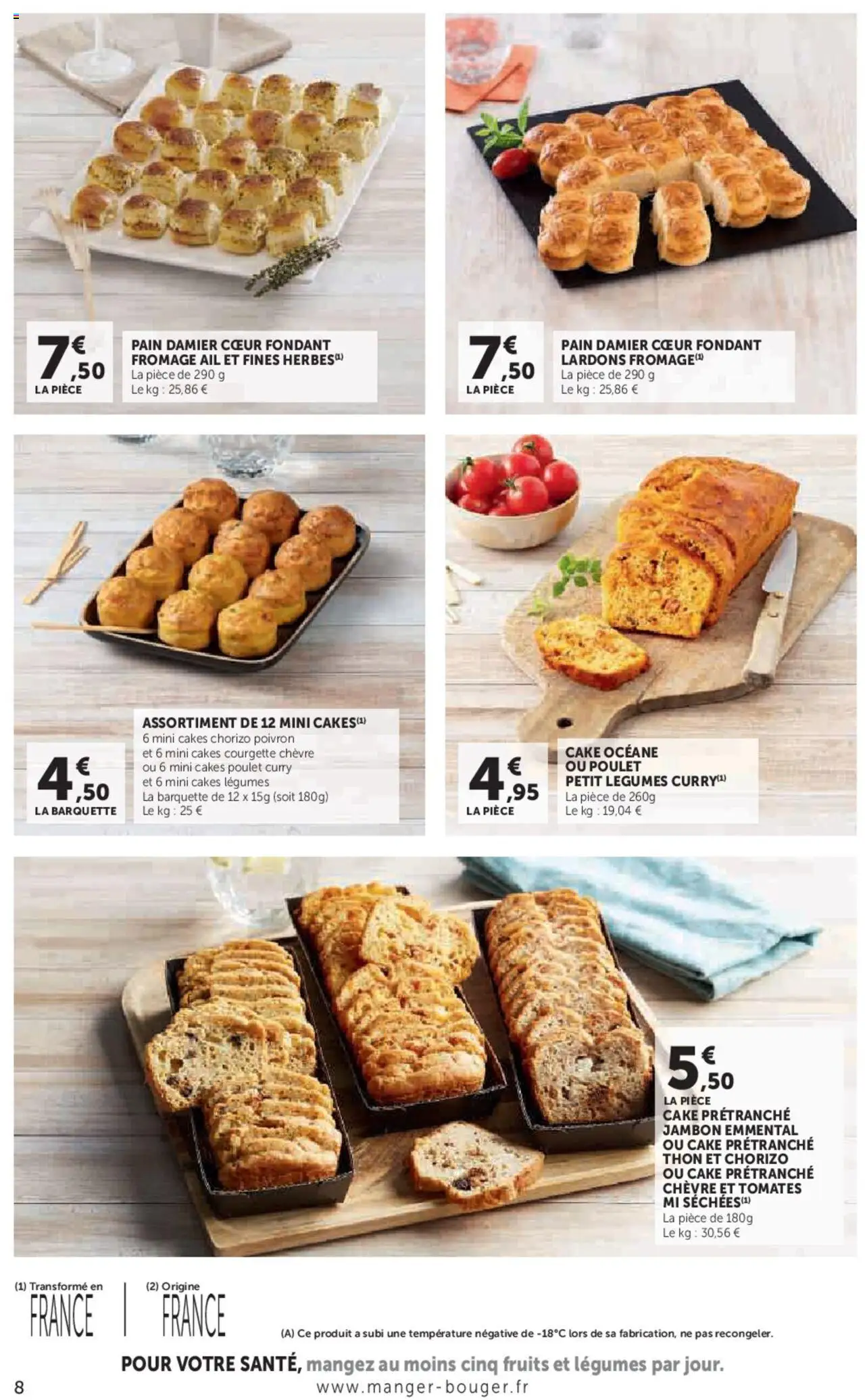  | Page: 8 | Produits: Poivron, Lardons, Emmental, Thon