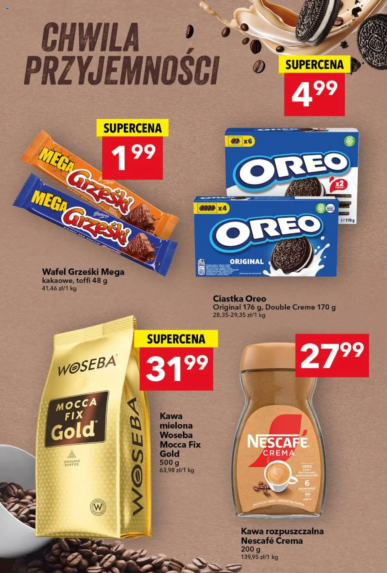 Lewiatan gazetka od 13.08.2025 | Strona: 9 | Produkty: Nescafe, Kawa rozpuszczalna, Ciastka Oreo, Kawa