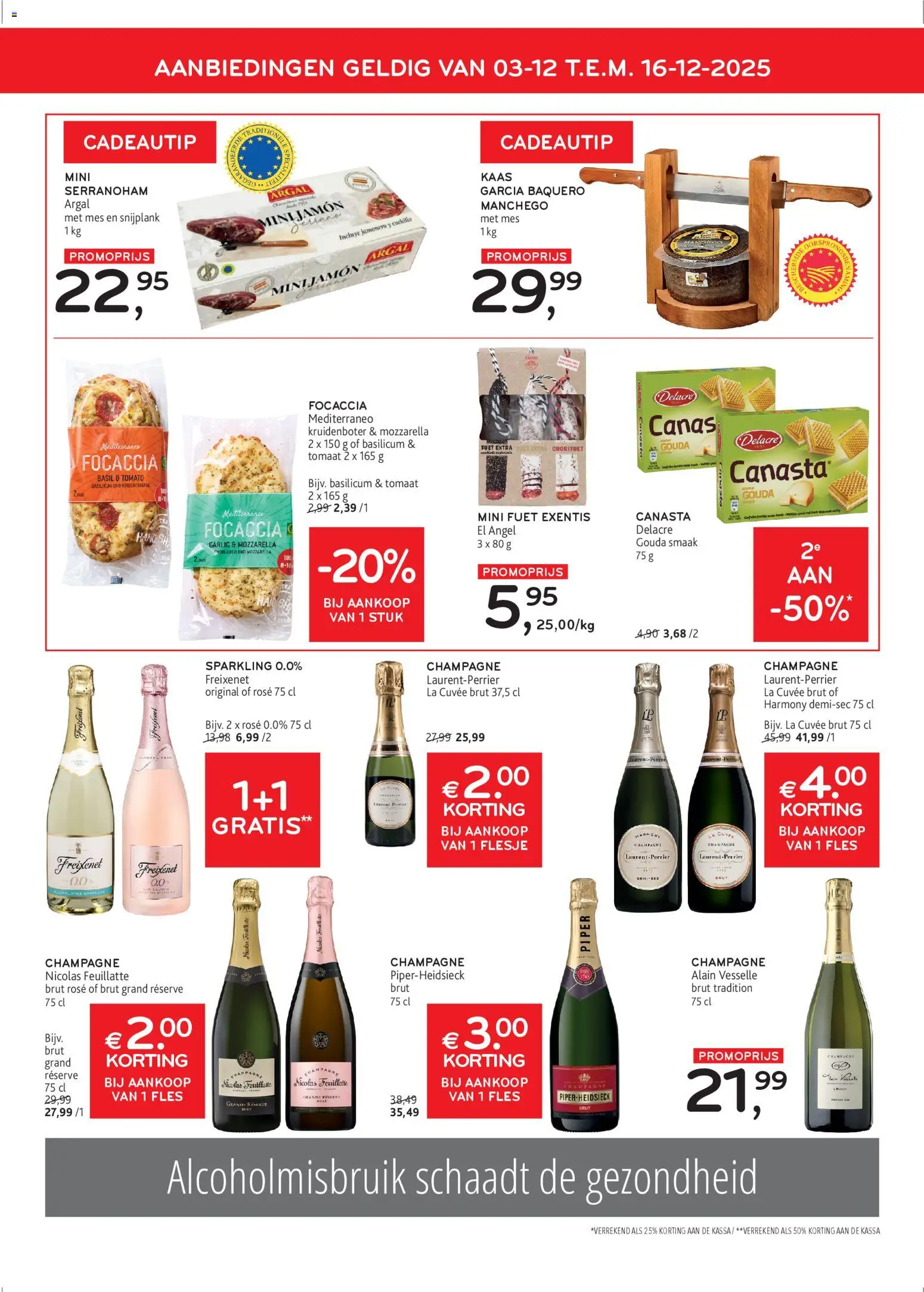 {H1} | Pagina: 13 | Producten: Fles, Gouda, Szeletelt bacon, Mes