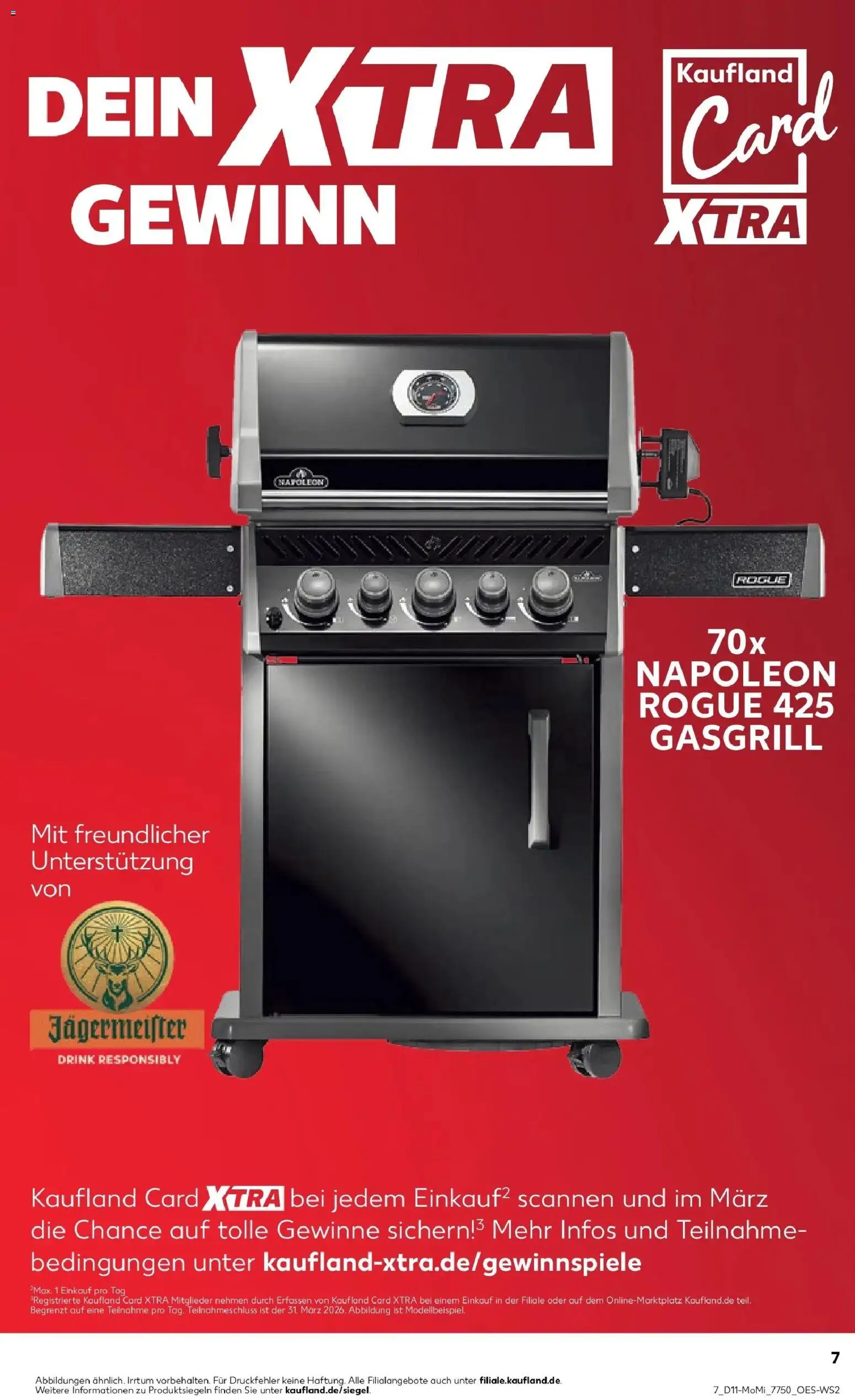 Kaufland Prospekt Wiesbaden	 – gültig ab 09.03.2026 | Seite: 7 | Produkte: Grill, Jägermeister