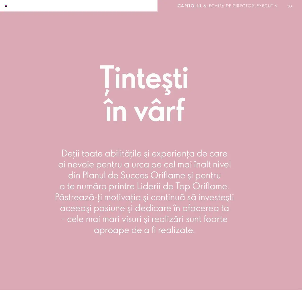 Oriflame catalog - Planul de Succes pentru Partenerul de Brand – valabil de la 09.07.2024 | Pagină: 83 | Produse: Top