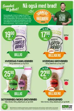 Forhåndsvisning av Kiwi kundeavis gyldig fra 20.04.2026 | Side: 9 | Produkter: Стабілізатор напруги, Brød, Kiwi, Brisača za plažo