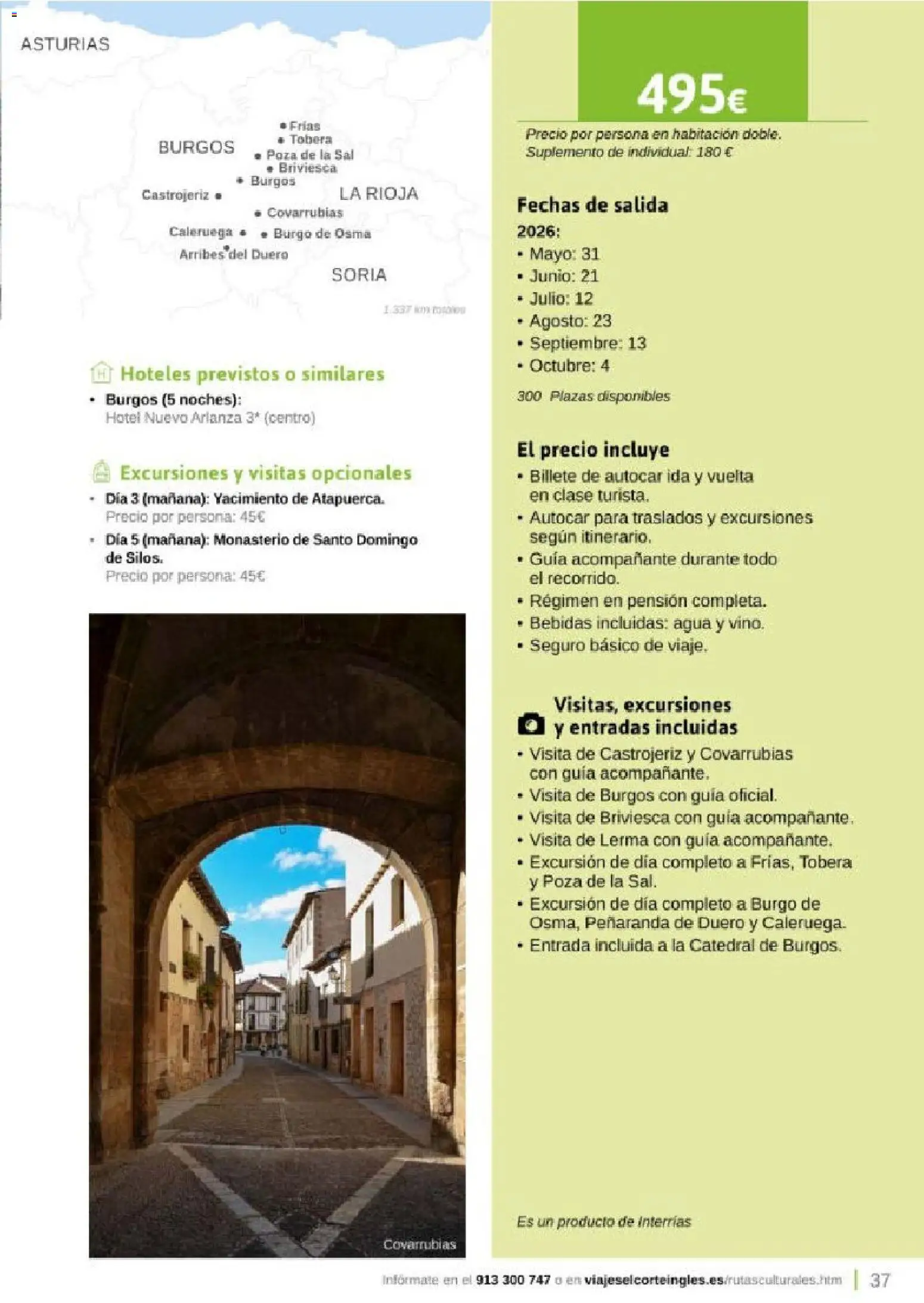 Viajes El Corte Inglés Rutas Culturales de la Comunidad de Madrid │ válido desde el 01.04.2026 | Página: 37