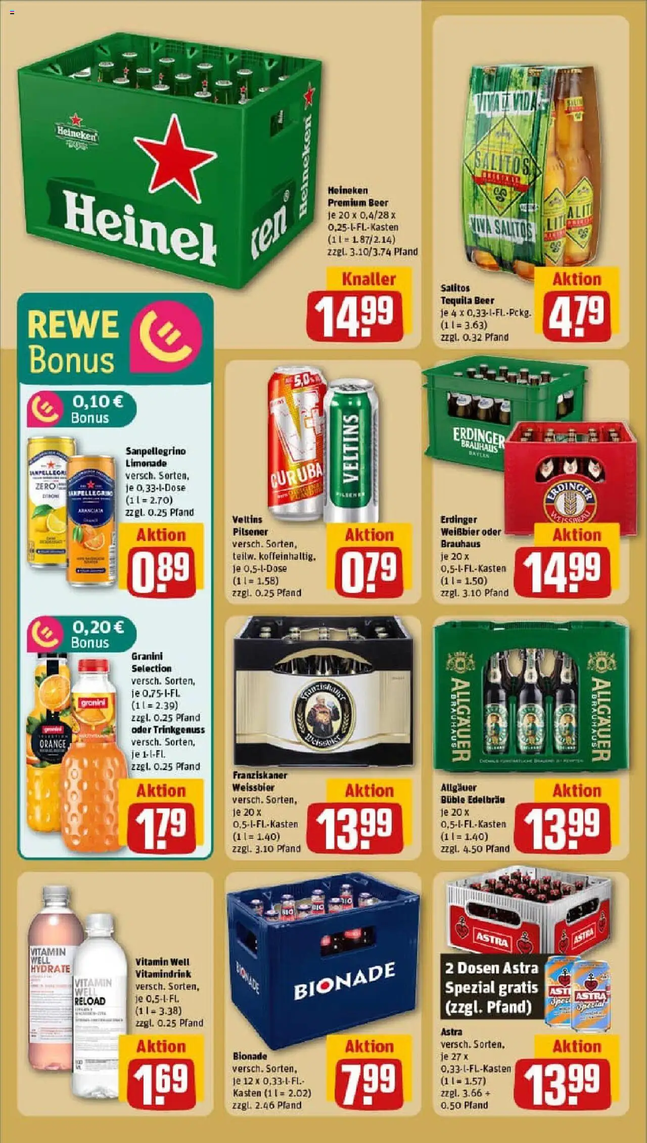 Rewe prospekt Duisburg / Rumeln	 - gültig ab dem 29.06.2025 | Seite: 22 | Produkte: Franziskaner, Astra, Limonade, Veltins