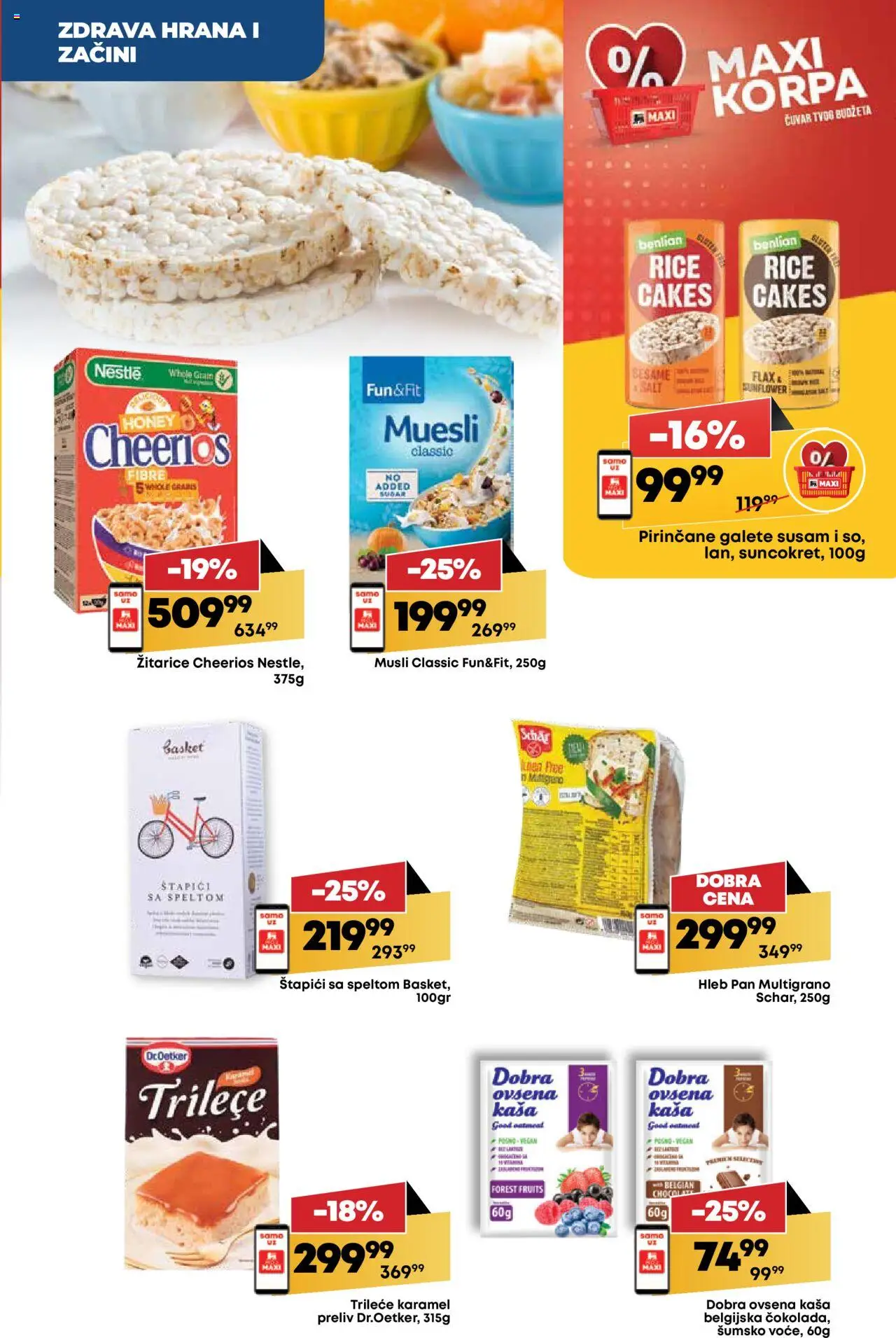 Maxi katalog - važi od 03.07.2025 | Strana: 29 | Proizvode: Žitarice, Ovsena kaša, Korpa, Galete