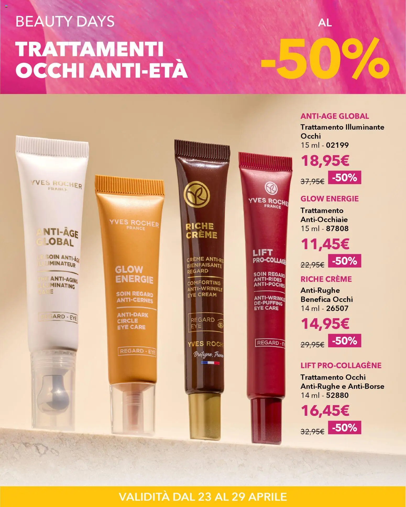 Volantino Yves Rocher del 23.04.2026 | Pagina: 5 | Prodotti: Illuminante, The