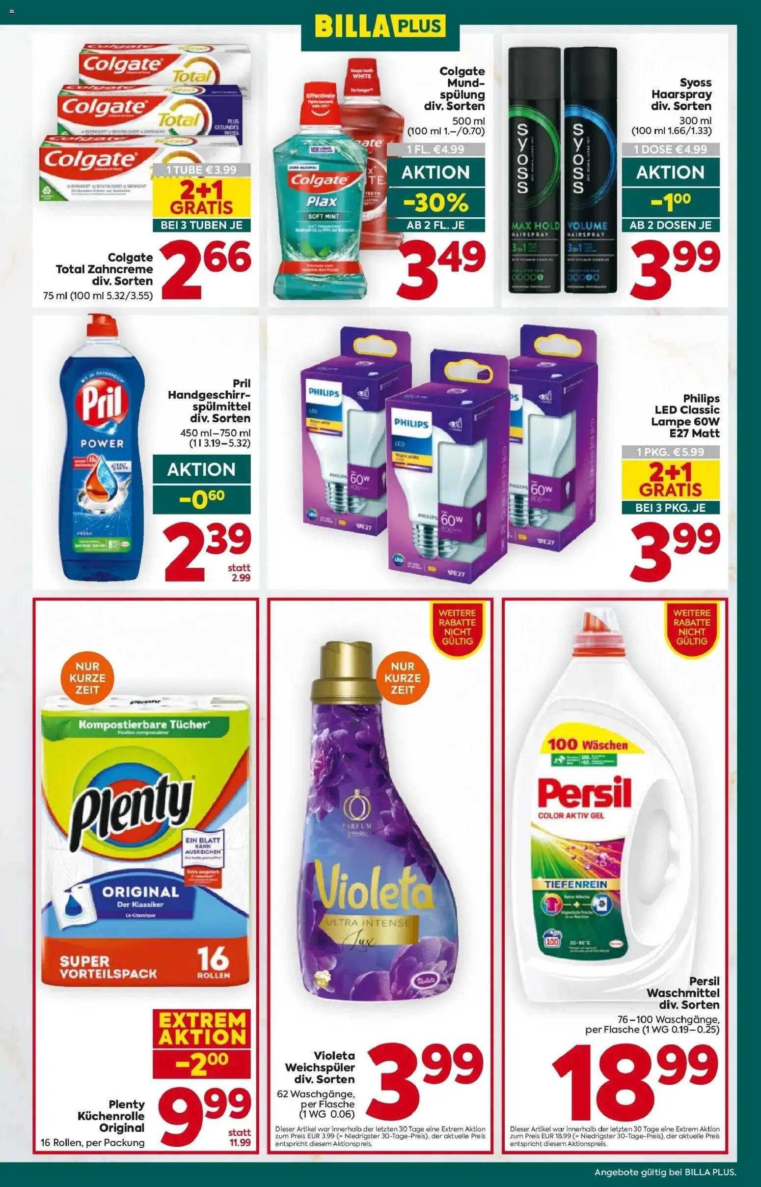 Billa Plus Flugblatt - Burgenland gültig ab 29.01.2026 | Seite: 19 | Produkte: Lampe, Spülung, Haarspray, Weichspüler