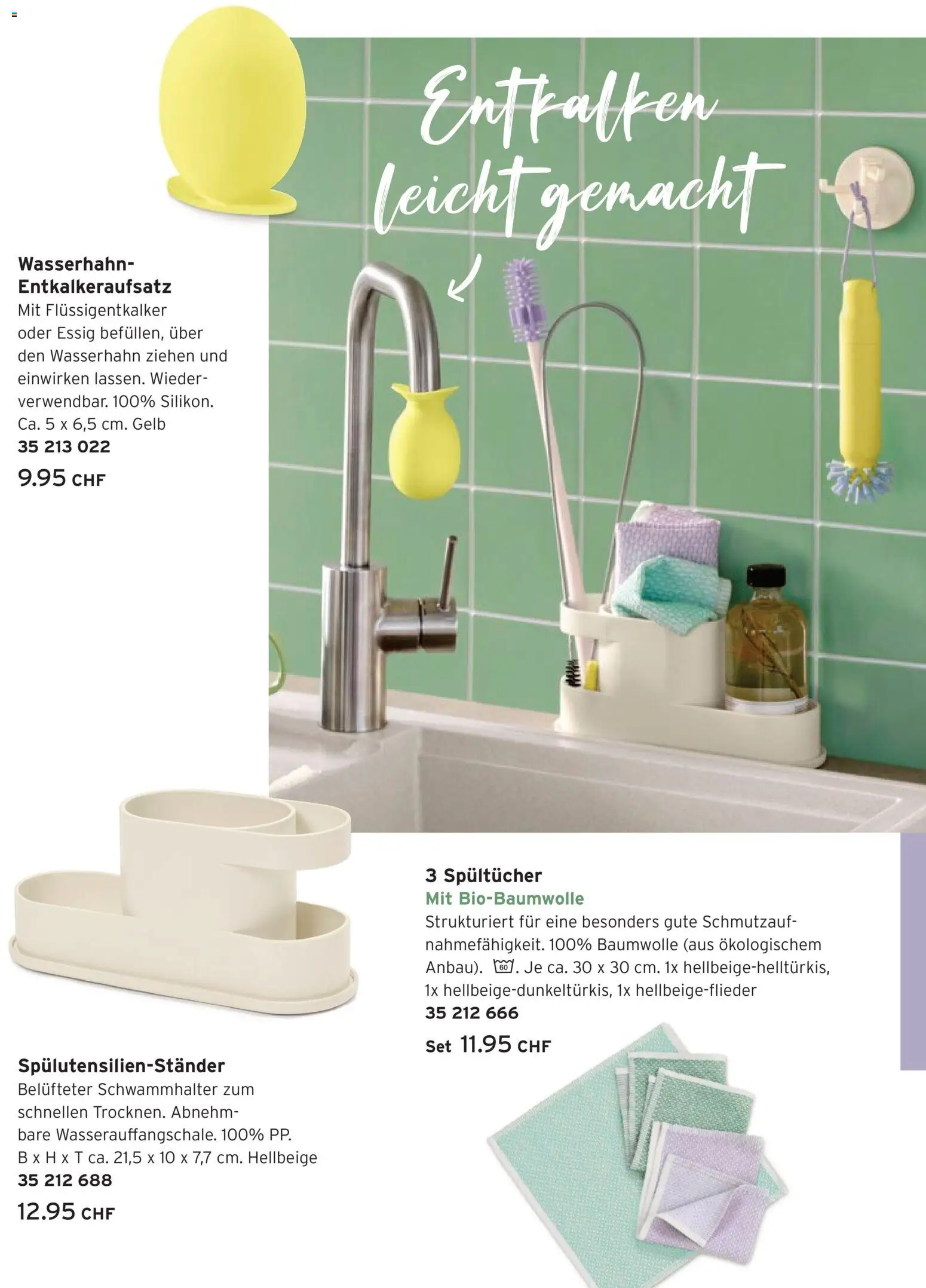 Tchibo Aktionen Mehr Farbe, mehr Frische – gültig ab 20.01.2026 | Seite: 10 | Produkte: Essig