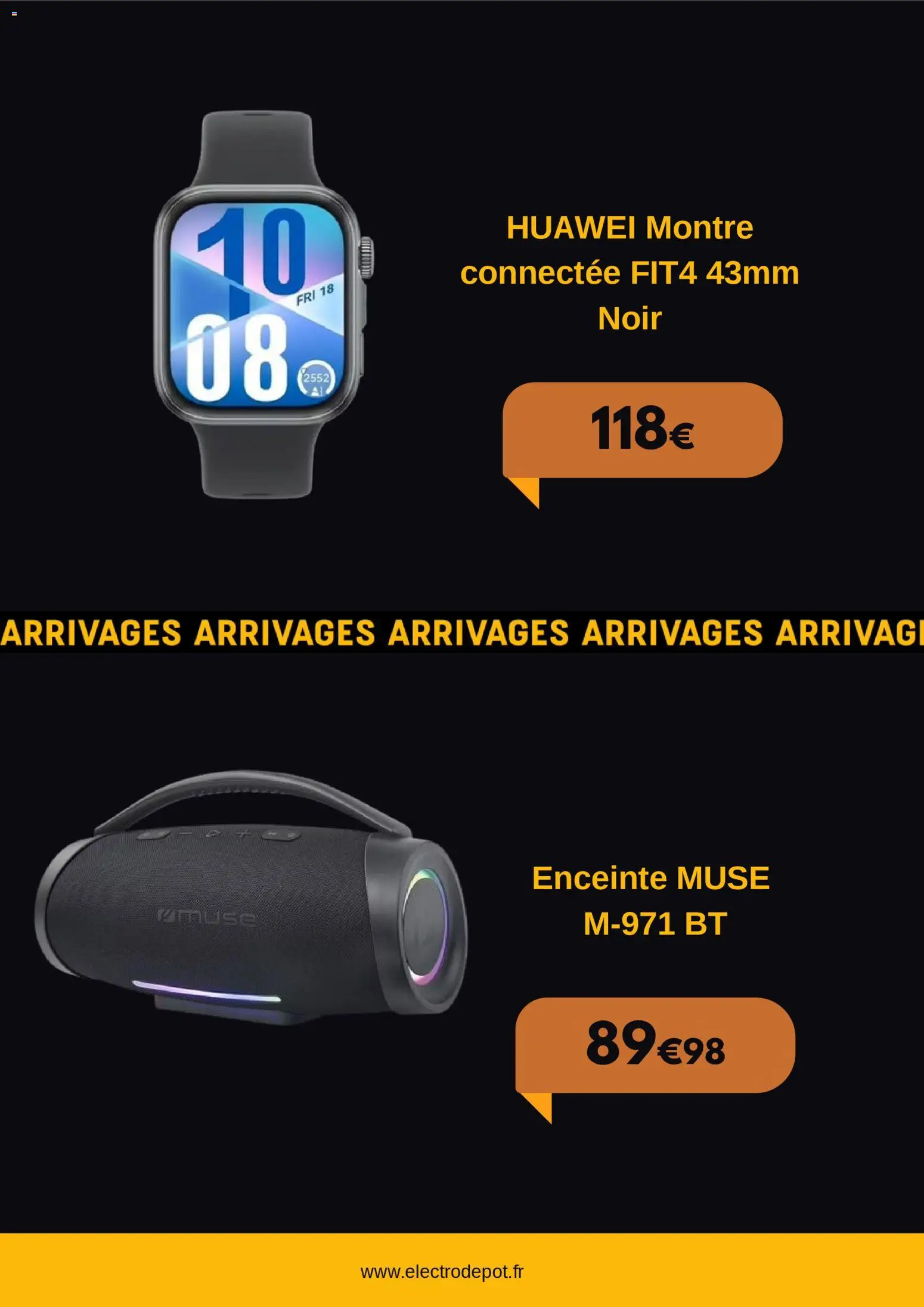 {H1} | Page: 5 | Produits: Montre, Enceinte