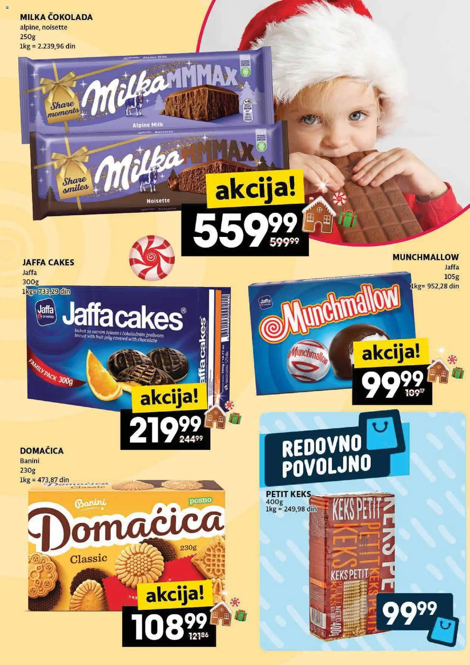 Roda katalog - važi od 08.01.2026 | Strana: 21 | Proizvode: Milka, Keks, Munchmallow, Domaćica