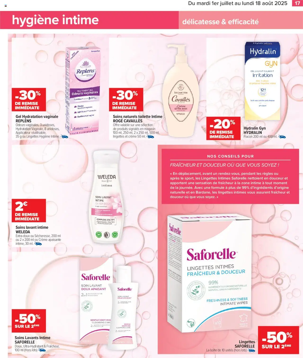  | Page: 19 | Produits: Hygiène intime, Crème
