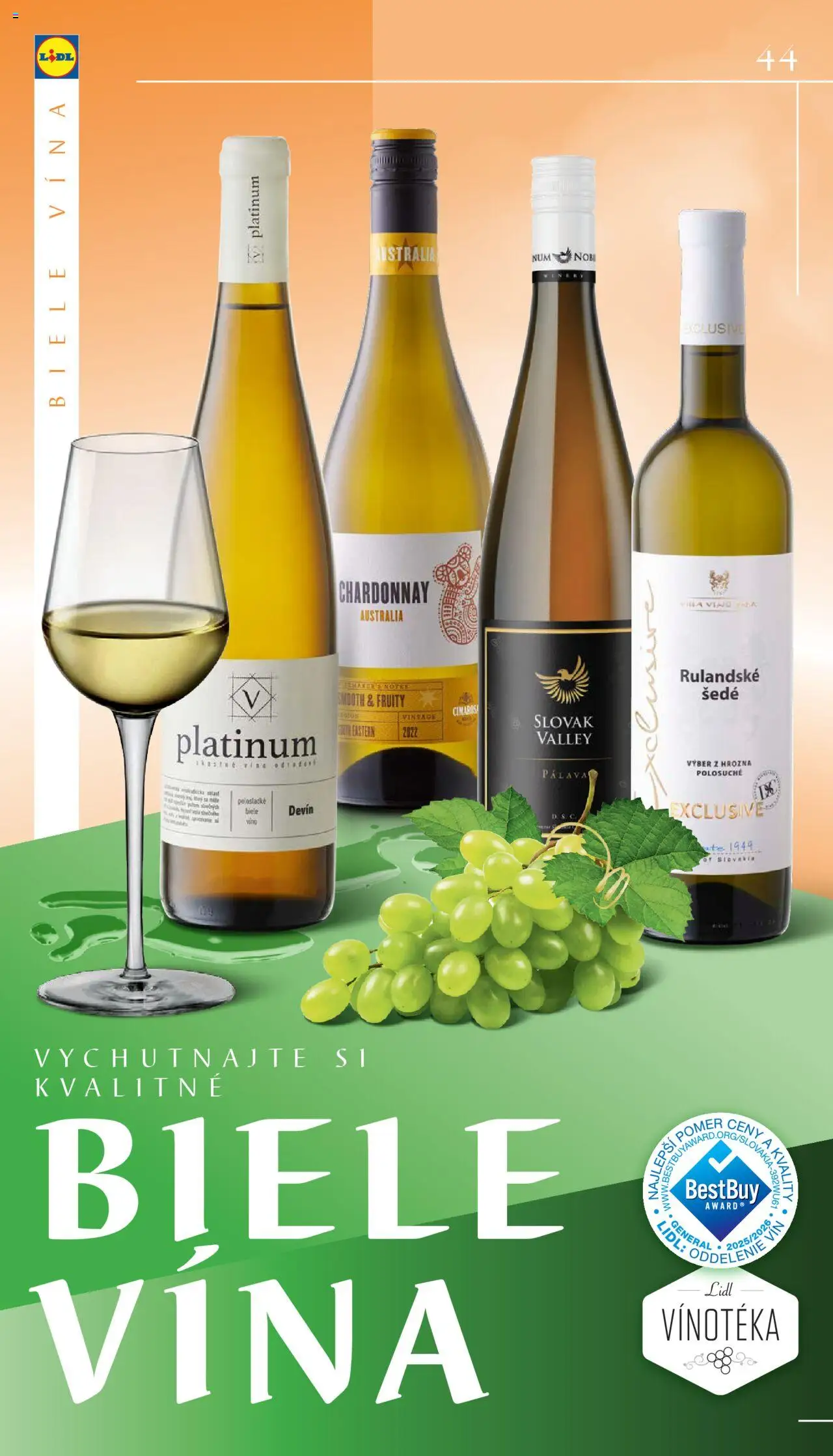 Lidl barmanská príručka │ platný od 03.06.2025 | Strana: 44 | Produkty: Víno, Vinotéka