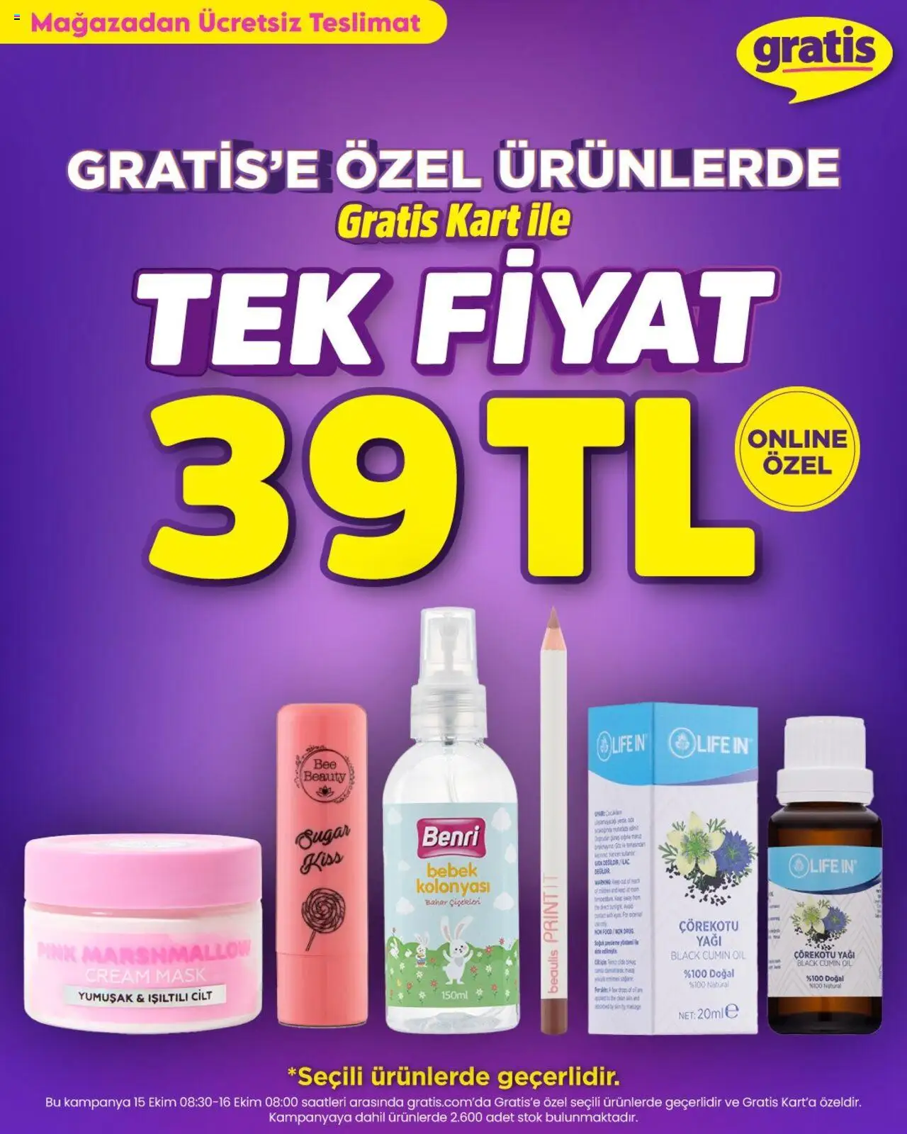 Gratis İndirim - 15.10.2025 tarihinden itibaren geçerlidir | Sayfa: 2