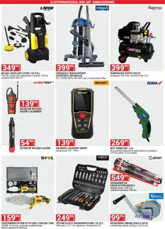 Merkury Market Gazetka od 01.09.2025 | Strona: 55 | Produkty: Walizka, Dalmierz laserowy, Odkurzacz warsztatowy, Zestaw kluczy nasadowych
