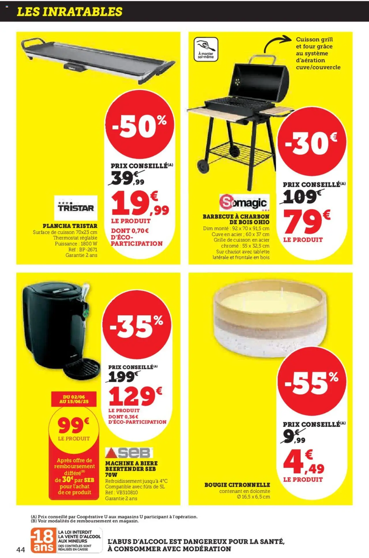  | Page: 44 | Produits: Plancha, Charbon De Bois, Grill, Grille de cuisson