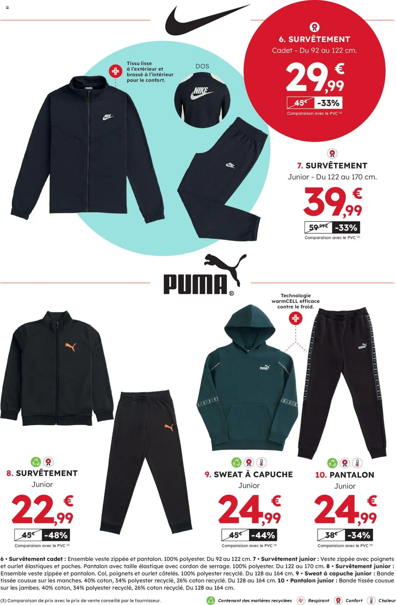  | Page: 5 | Produits: Élastiques, Sweat à capuche, Veste, Pantalon