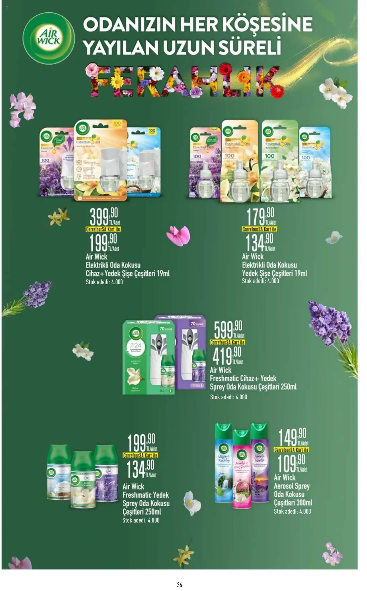 CarrefourSA Katalog - 01.08.2025 tarihinden itibaren geçerlidir | Sayfa: 36 | Ürünler: Oda kokusu