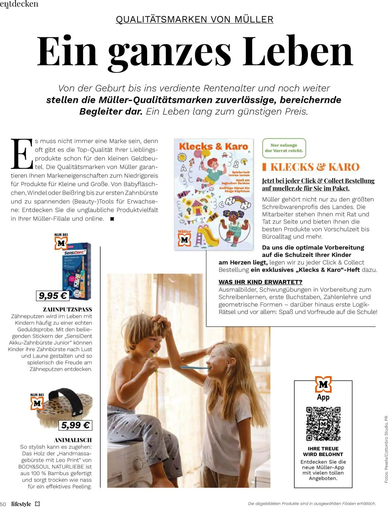 Müller  Lifestyle - gültig ab dem 11.07.2025 | Seite: 50 | Produkte: Zahnbürste