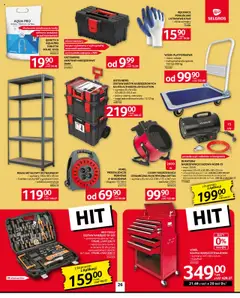 Pogląd oferty "Selgros cash&carry Gazetka - Oferta przemysłowa" - ważna od 23.10.2025 | Strona: 28 | Produkty: Waga, Zestaw narzędzi, Plyty, Regał