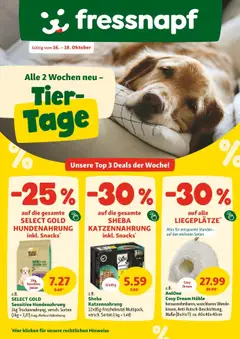Fressnapf Flugblatt ab 16.10.2025 gültig