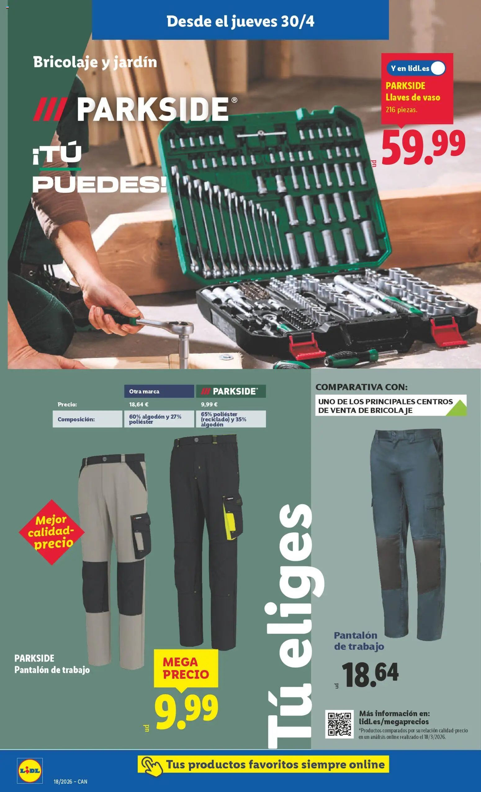 Lidl folleto de bazar │ válido desde el 27.04.2026 | Página: 22