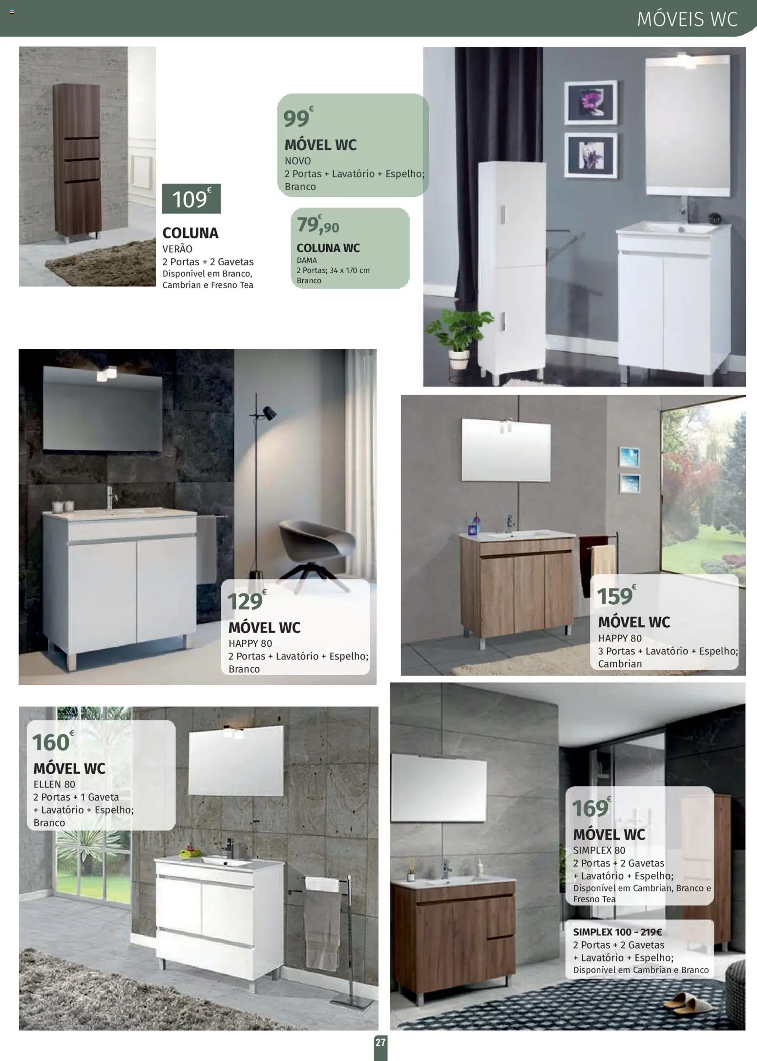 E.Leclerc folheto Jardim Lordelo │ válido de 23.03.2026 | Página: 27 | Produtos: Portas, Lavatório