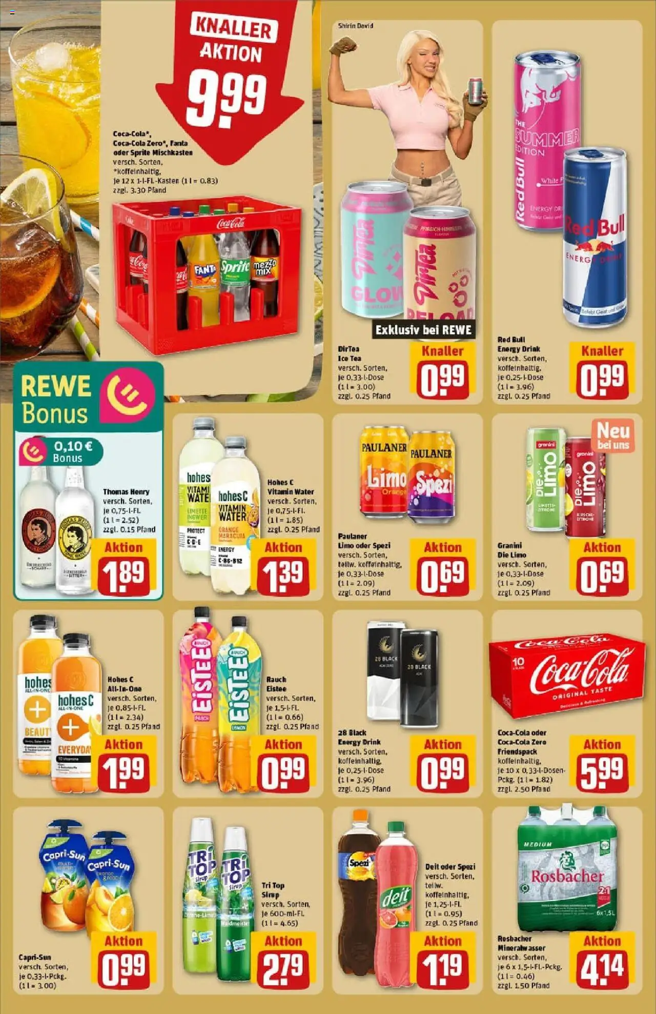 Rewe prospekt Heppenheim	 - gültig ab dem 13.07.2025 | Seite: 22 | Produkte: Top, Red bull, Fanta, Granini die limo