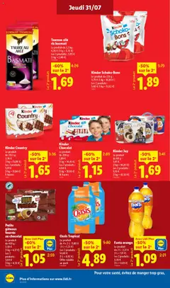  | Page: 12 | Produits: Orange, Riz basmati, Oasis tropical, Gâteaux fourrés au chocolat