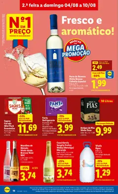 Lidl folheto │ válido de 04.08.2025 | Página: 16 | Produtos: Agua, Refrigerante, Base, Cerveja
